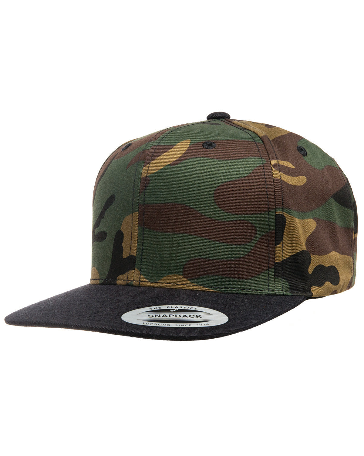 Classic Flat Bill Snapback Cap