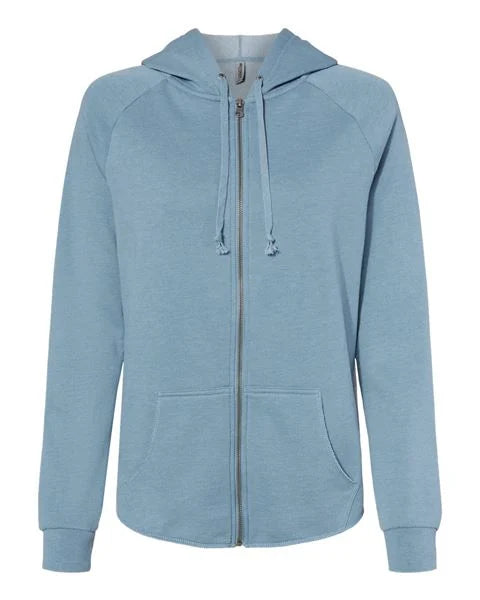 Women's California Wave Wash Full-Zip Hooded Sweatshirt